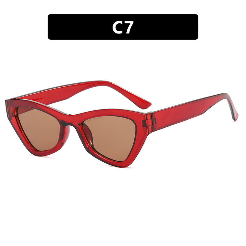 Women's fashion Cat-Eye sunglasses with transparent frame Kalsten