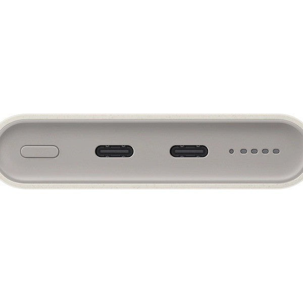 Slim Magnetic wireless power bank with built-in USB-C fast charge and textured eco-shell Kalsten