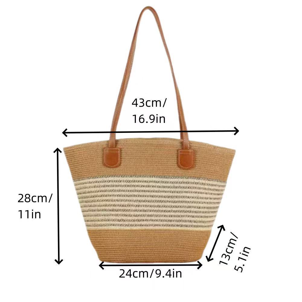 Beach bag with elegant woven design Kalsten