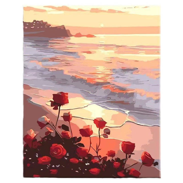 Floral Landscape Canvas Art Kalsten