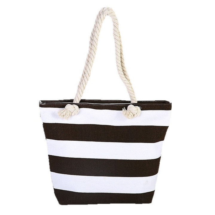 Beach bag made of high-quality canvas with robust rope handles Kalsten