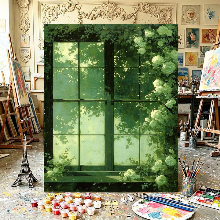 Botanical Window Canvas Art Kalsten