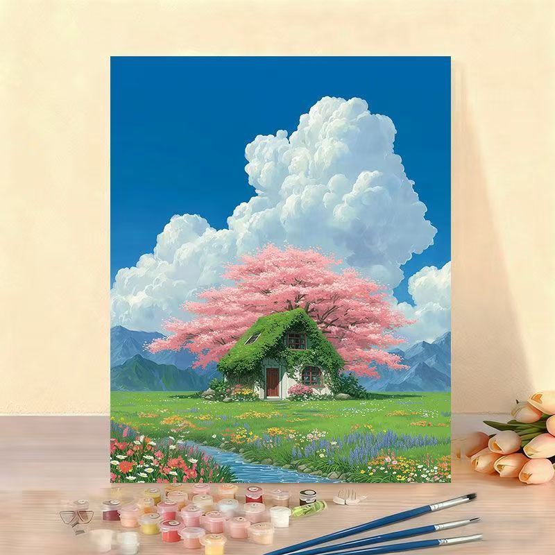 DIY Scenic Home Landscape Paint by Numbers Art Kit Kalsten