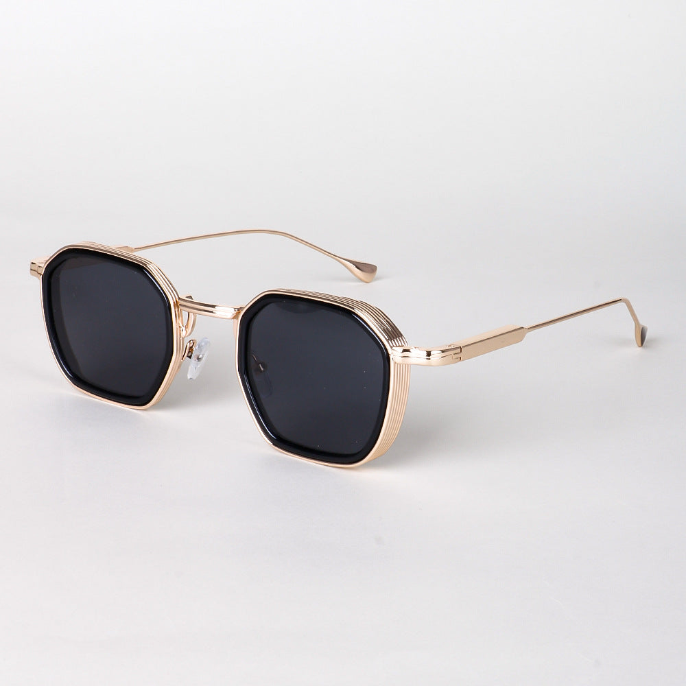 Ladies stylish sunglasses in modern octagonal design with high-quality polarized lenses Kalsten