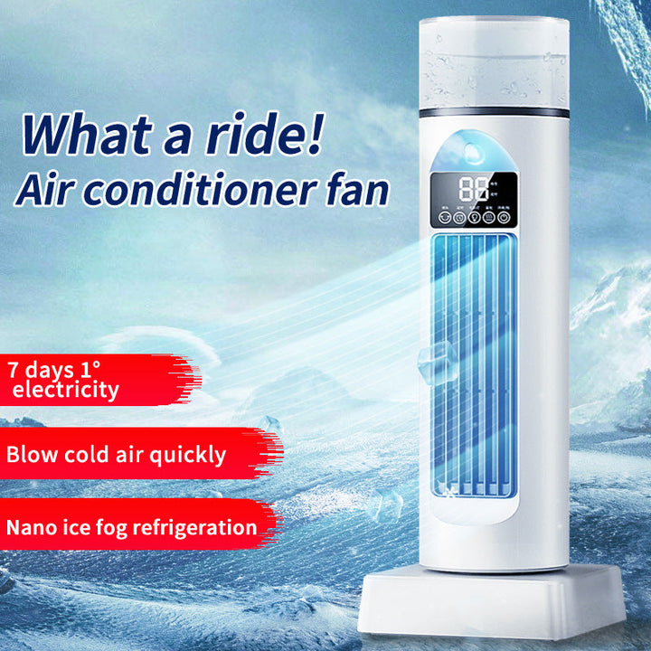 Cooling oscillating tower humidifying fan with LED display and remote Kalsten