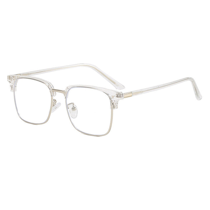 Ladies elegant square glasses with lightweight metal frame Kalsten