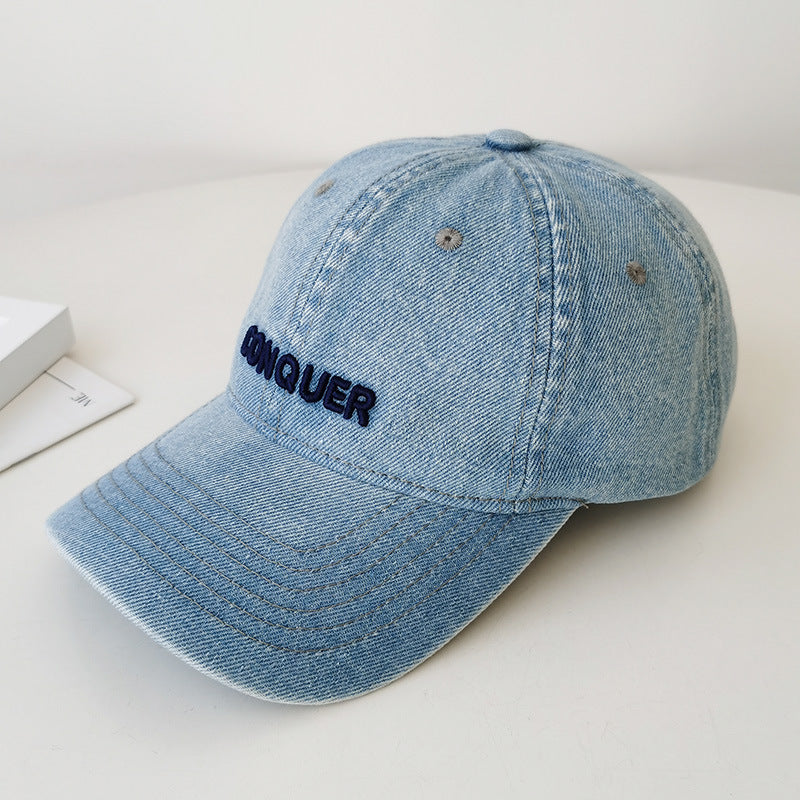 Women's Embroidered Casual Denim Cap Kalsten