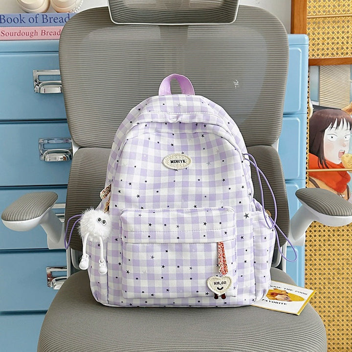 Cute Patterned School Backpack