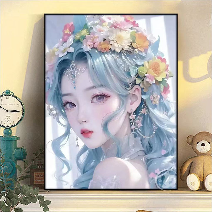 Fantasy Character Portrait Canvas Art Print Kalsten