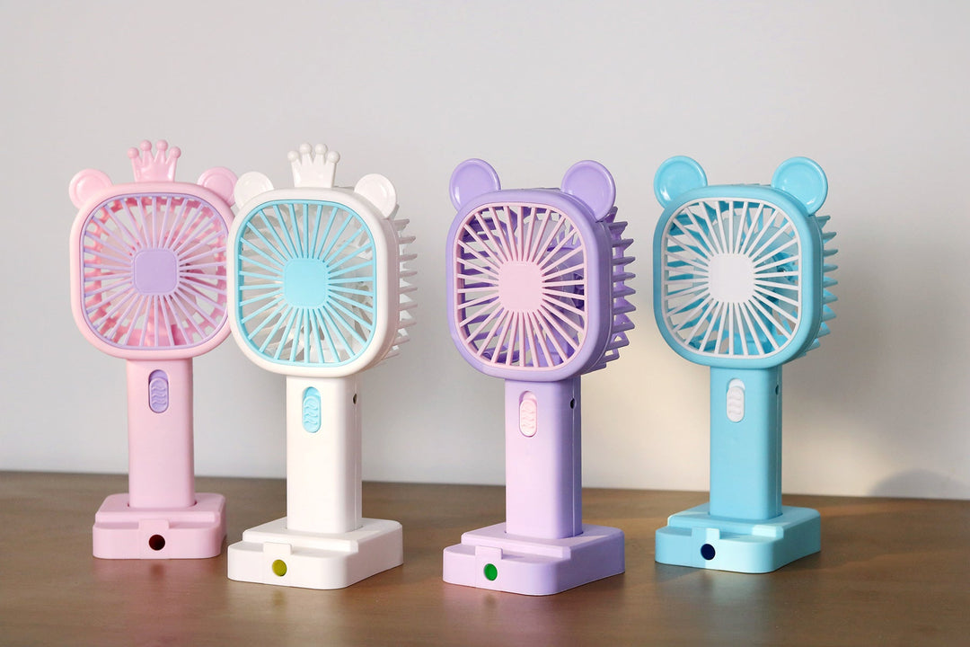 Unisex Portable Hand Fan with Cute Animal Design Kalsten