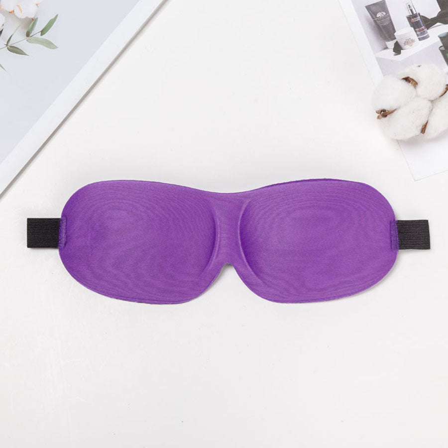 Unisex nan light-blocking travel mask with thermoformable nylon cover and wide comfort band Kalsten