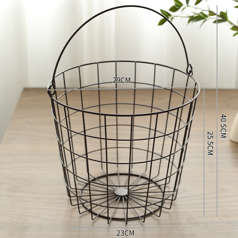 Unisex wire basket with ergonomic carrying lid Kalsten