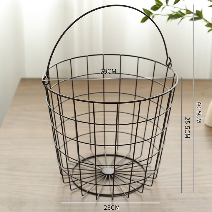 Unisex wire basket with ergonomic carrying lid Kalsten