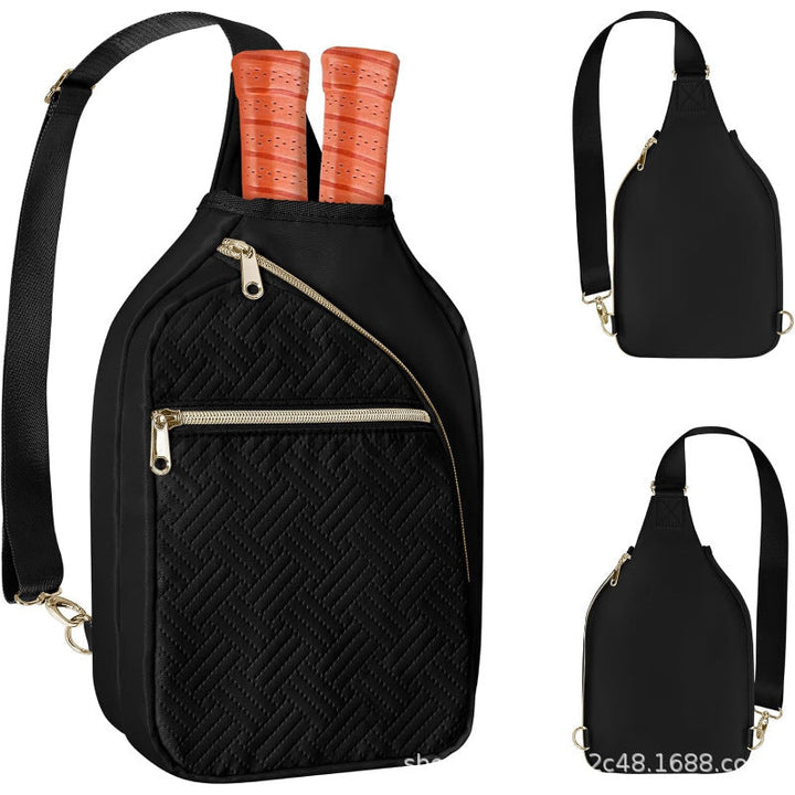 Sporty shoulder bag for tennis rackets with practical compartments Kalsten