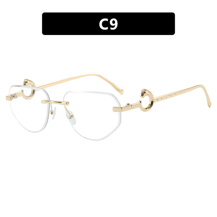 Women's trendy chic sunglasses in modern design with delicate metal frame Kalsten