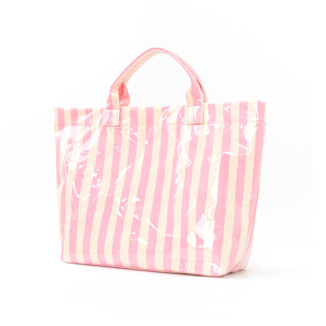 Beach bag with colorful check pattern and water-repellent coating Kalsten