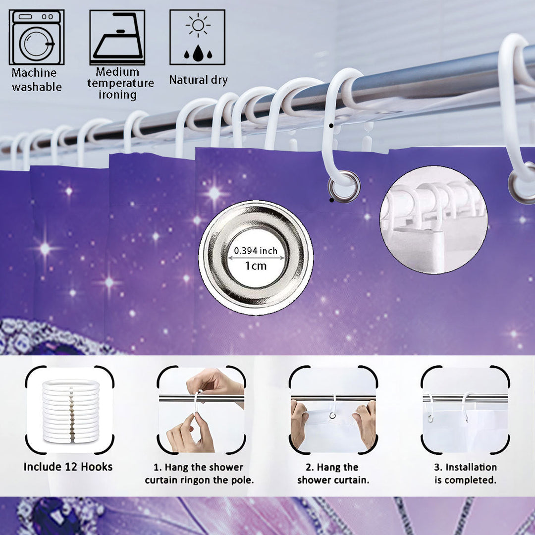 Bunny-Themed Digital Bathroom Decor Set Kalsten