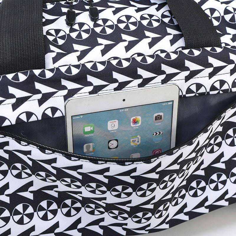 Stylish Patterned Weekend Duffle Bag Kalsten