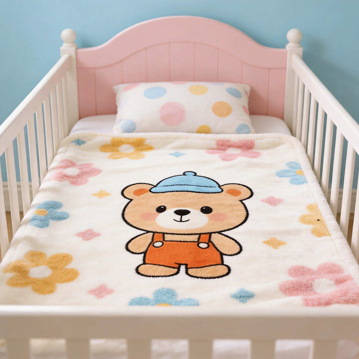 Children's cuddly blanket with animal motif Kalsten