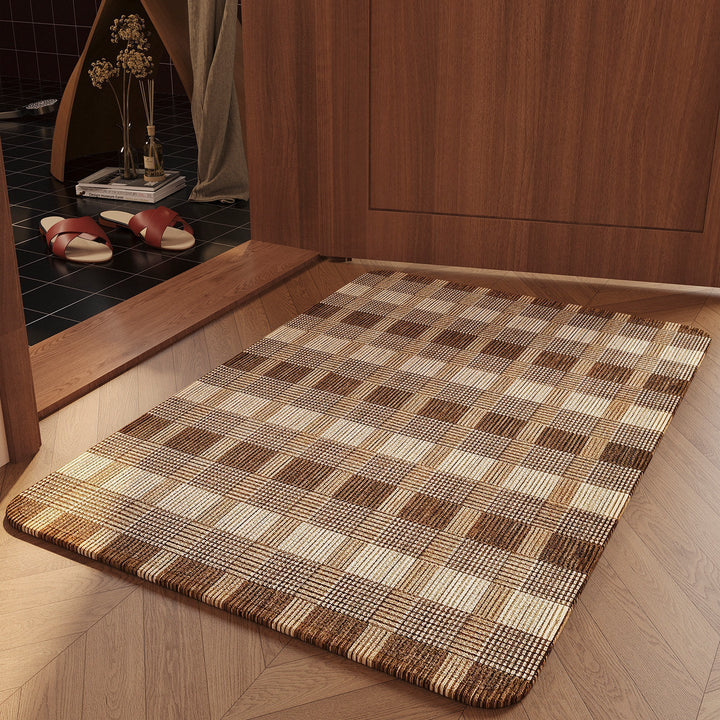 Geometric Pattern Decorative Entryway Mat