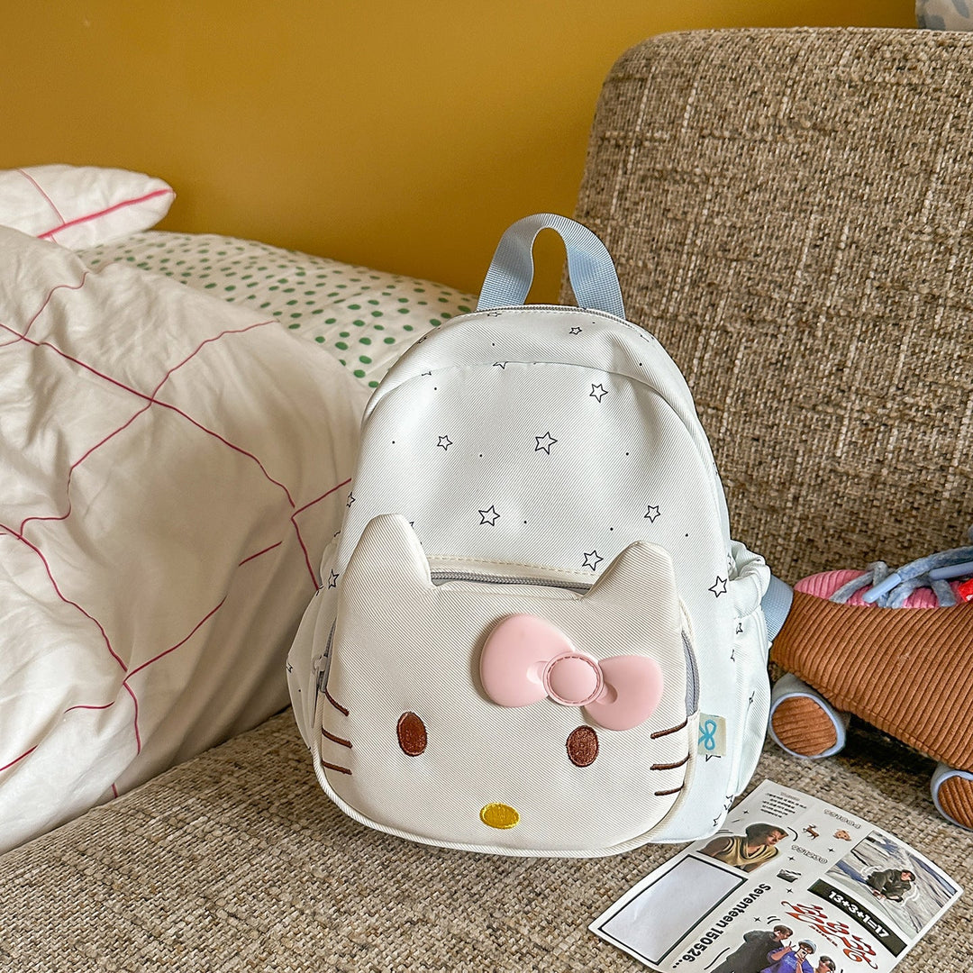 Children's Adorable Kitty-Themed Mini School Backpack