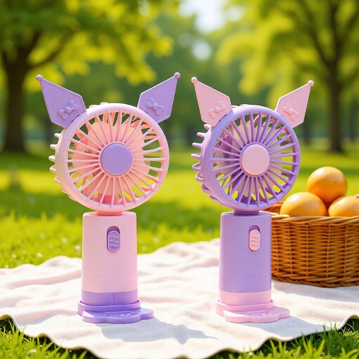 Unisex portable hand fan in playful animal design Kalsten