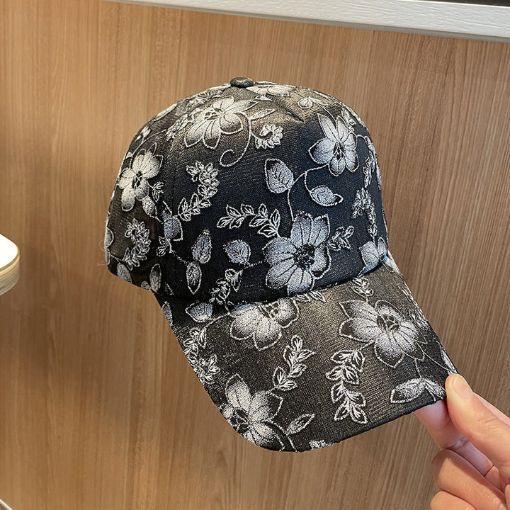 Women's Floral Embroidered Baseball Cap Kalsten
