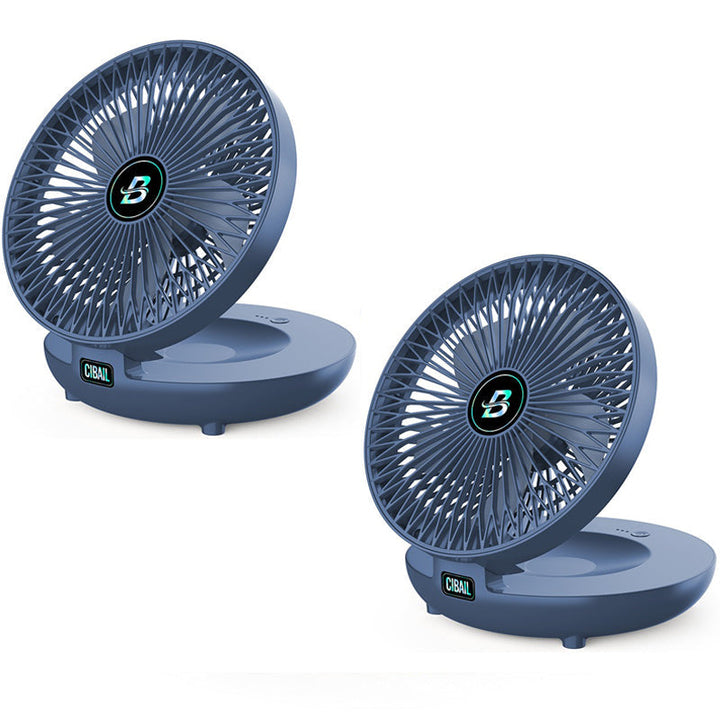 Portable Mini Desktop Fan, USB Rechargeable Adjustable Wall-Mount Fan | Kalsten