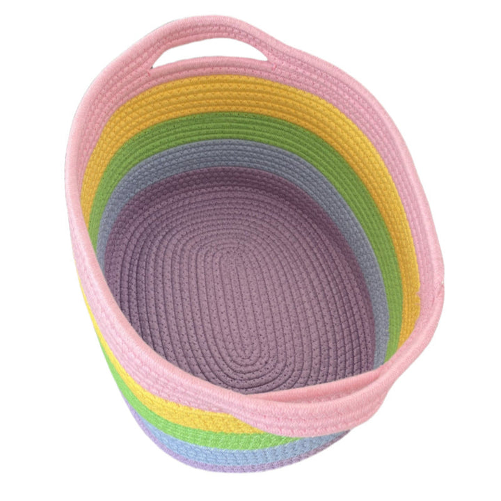 Women's storage basket with colorful stripes Kalsten