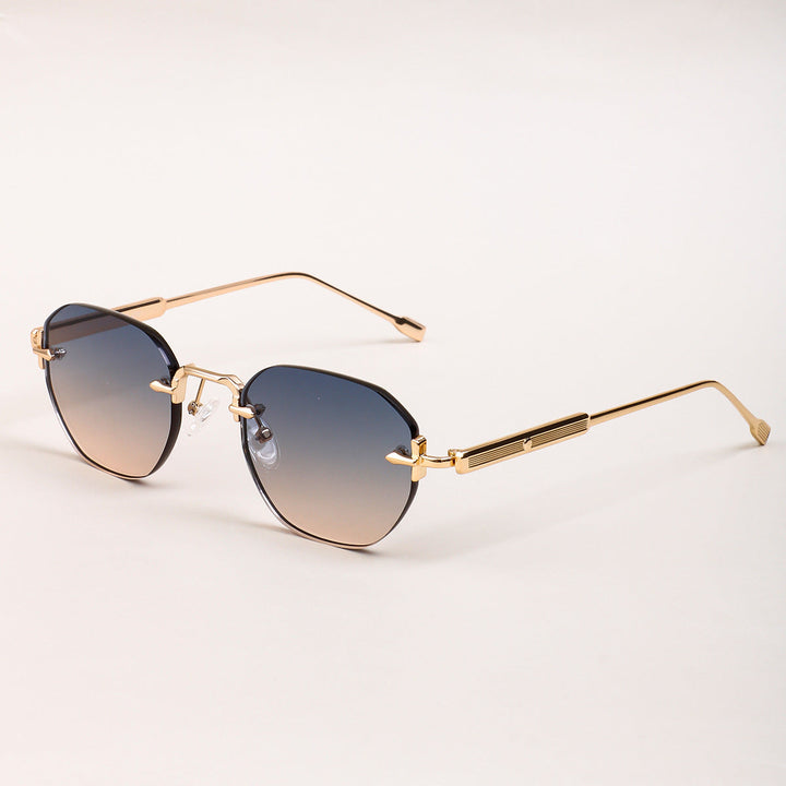 Ladies sunglasses with elegant octagonal frame and comfortable nose pads Kalsten