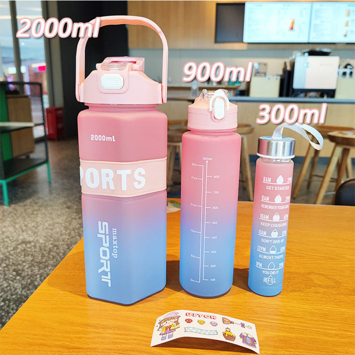 Women's Sports Water Bottle with Motivational Scales Kalsten