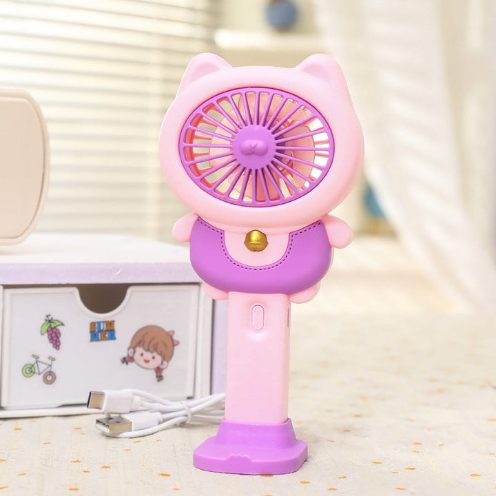 Ladies handheld fan in playful animal design Kalsten