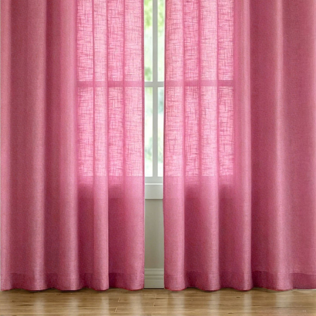 Sheer Linen Window Curtains Kalsten