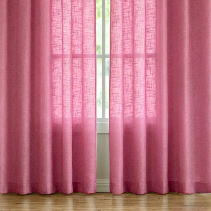 Sheer Linen Window Curtains Kalsten