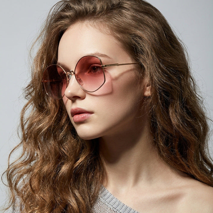 Women’s stylish sunglasses with unique octagonal frame construction Kalsten