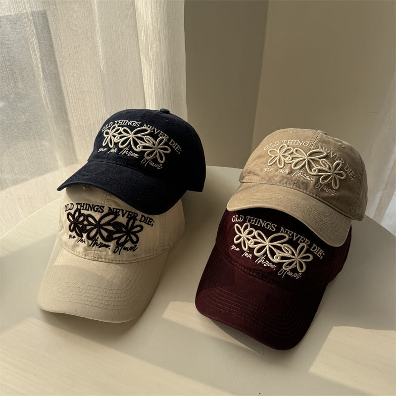 Women's Embroidered Floral Baseball Cap Kalsten 1783922211