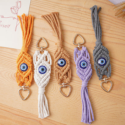 Decorative Macrame Keychain Holder Acalora