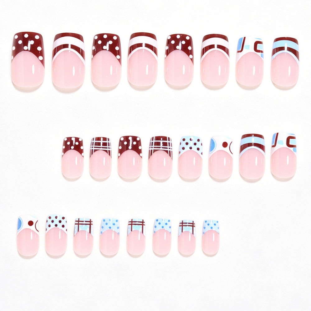 Artistic French Tip Nail Design Acalora 1788858466