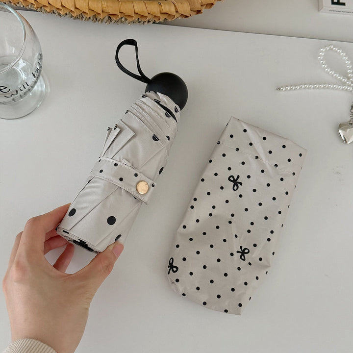 Ladies compact umbrella with stylish polka dot design Kalsten