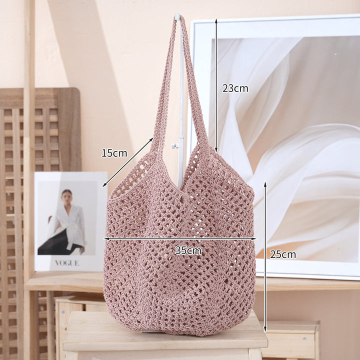 Handcrafted mesh tote bag Kalsten