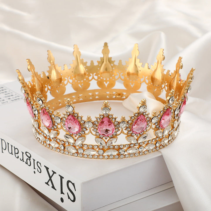 Ladies Luxurious Festive Crown with Shining Gemstones Kalsten
