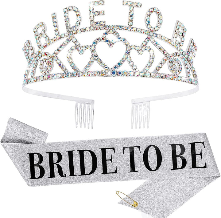 Women's Glittering Tiara with Heart Motifs Kalsten