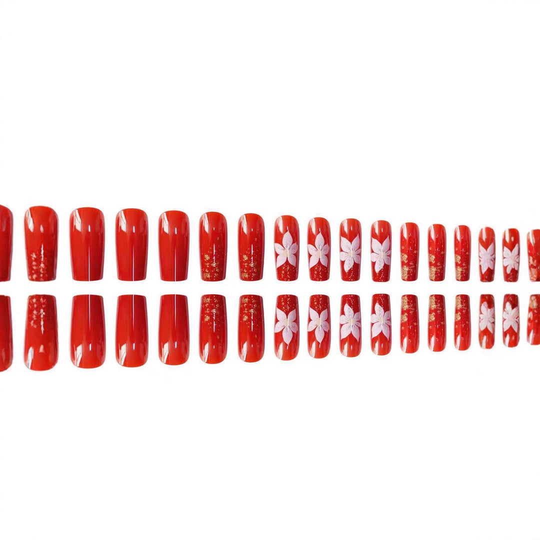 Floral-Design Press-On Nail Art Set Kalsten