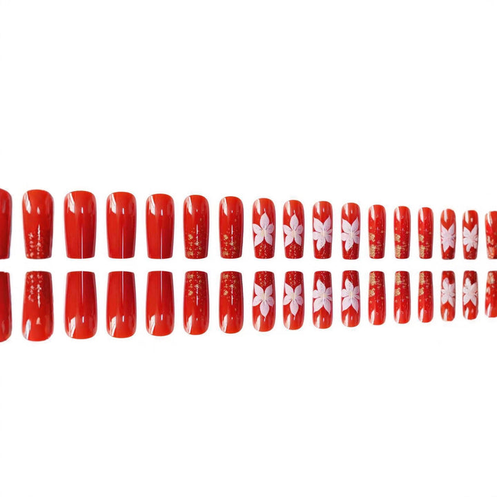 Floral-Design Press-On Nail Art Set Kalsten