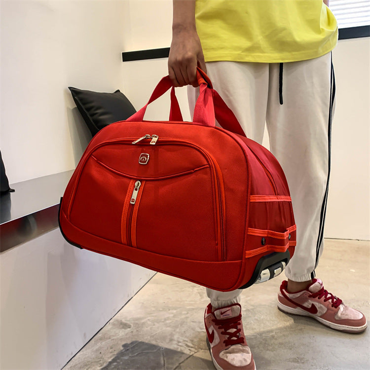 Sporty travel bag with multifunctional compartment design Kalsten