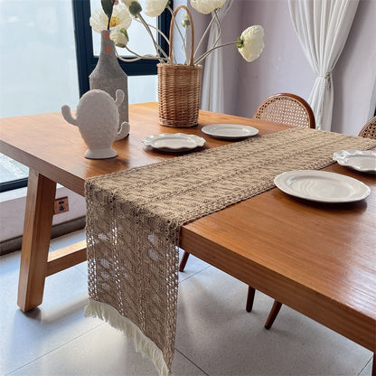 Decorative Crochet Table Runner