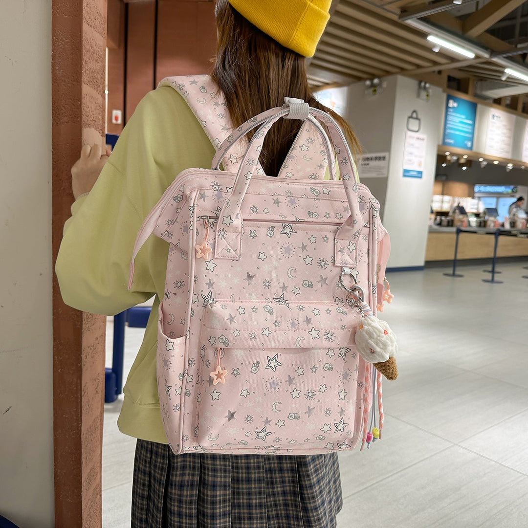 Stylish Star-Patterned Backpack Kalsten