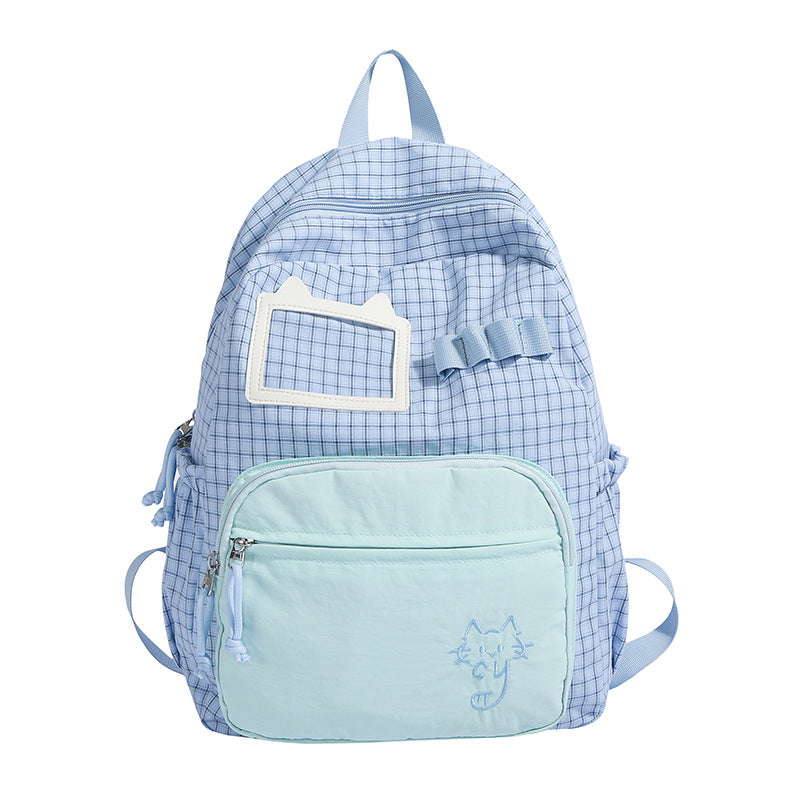 Cute Illustrated Cat Design Backpack Kalsten