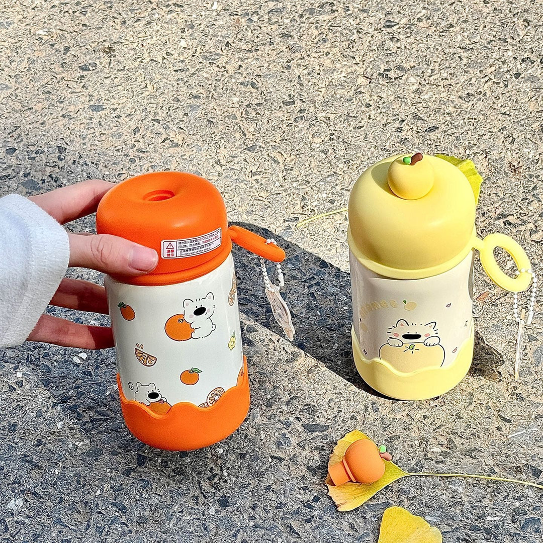 Women's water bottle with interactive fruit lid Kalsten