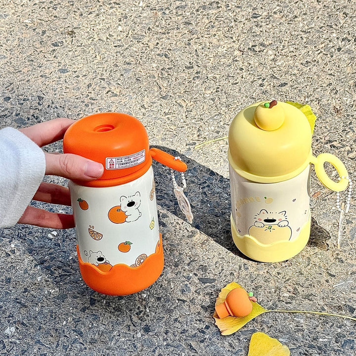 Women's water bottle with interactive fruit lid Kalsten